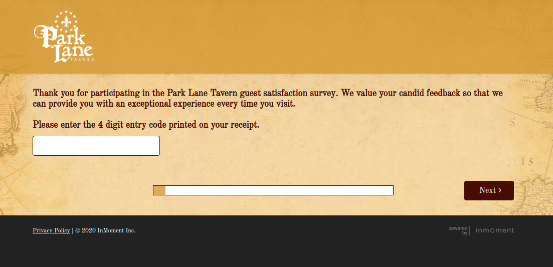 Park Lane Tavern Survey