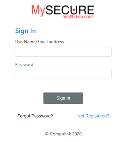 MySecureHealthData.com - Patient Portal
