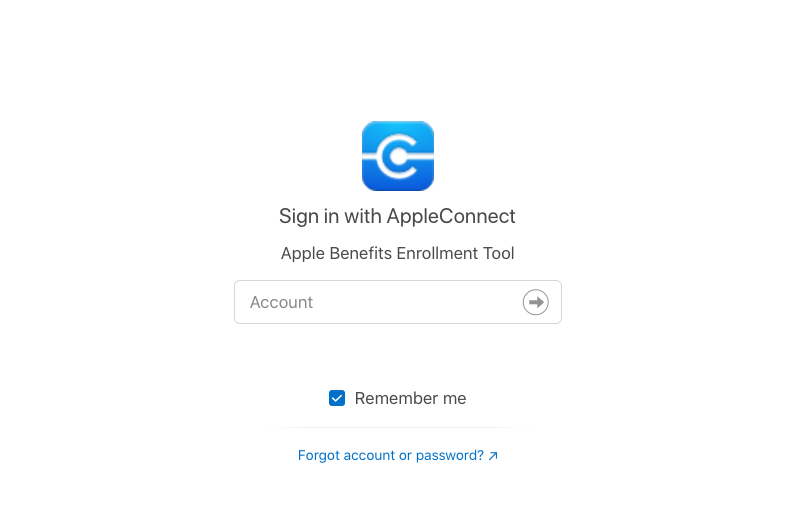apple employee benefits login