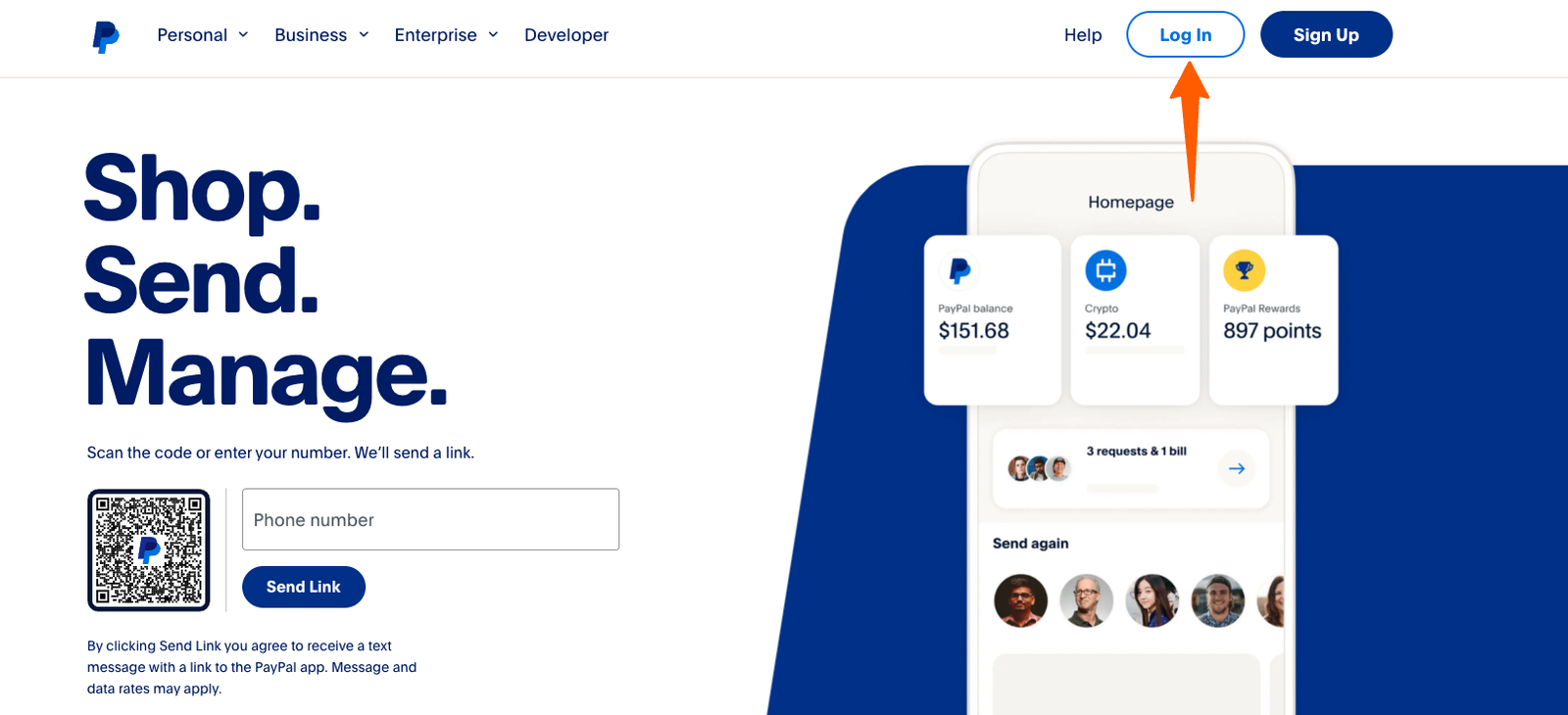 PayPal Cashback Mastercard Login